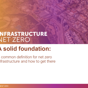 Infra Net Zero Report Cover