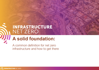 Infra Net Zero Report Cover