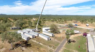 Expansion of accommodation camp at Oaks Rush, Kidston Expansion of accommodation camp at Oaks Rush, Kidston