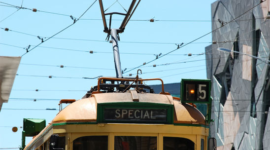 Image of Solar-powered trams Image of Solar-powered trams