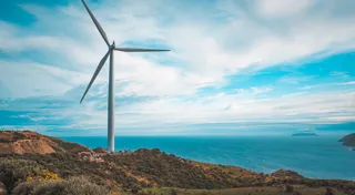 Renewable energy - wind turbine Renewable energy - wind turbine