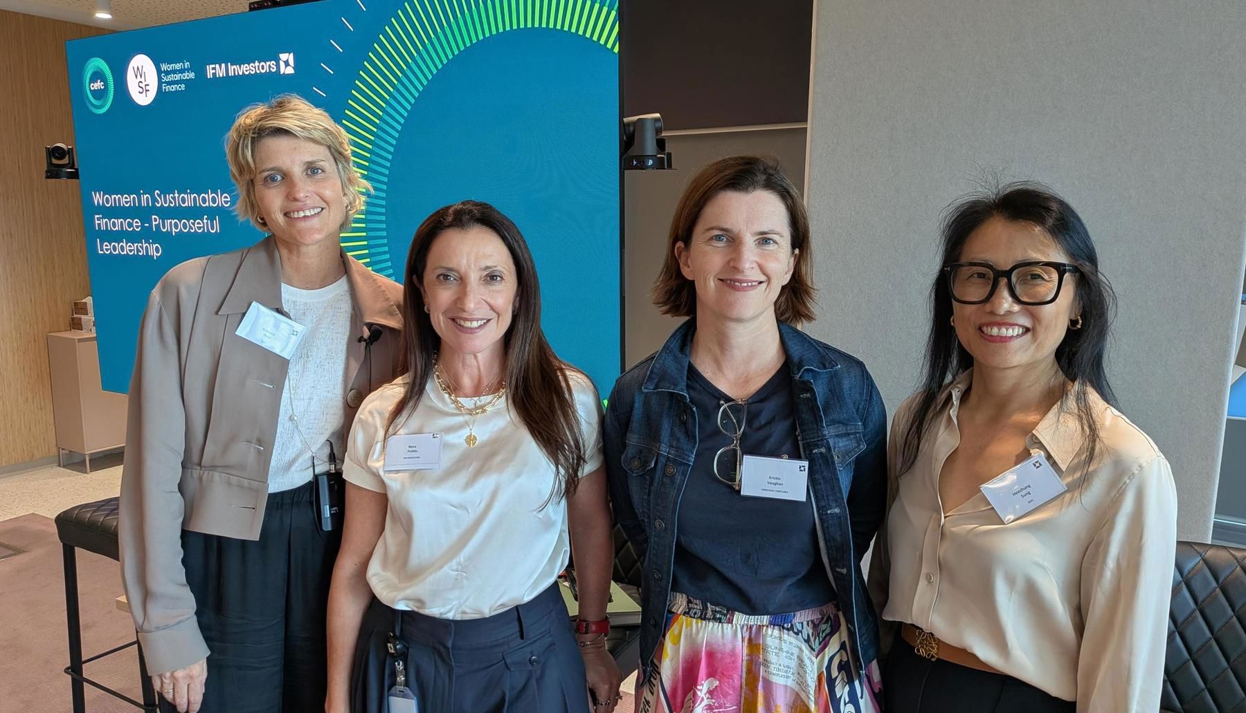 Women in Sustainable Finance event: Purposeful leadership