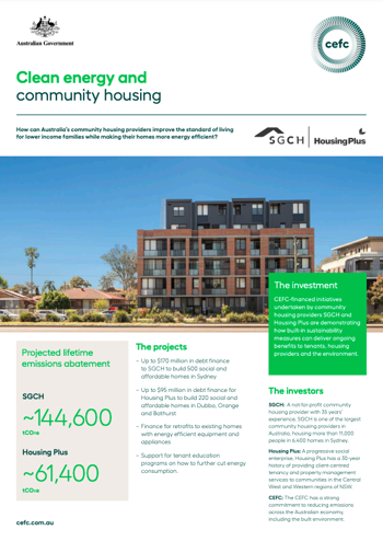 Cleanenergyandcommunityhousing