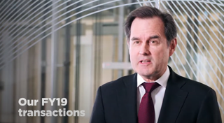 CEO Ian Learmonth discusses FY19 transactions