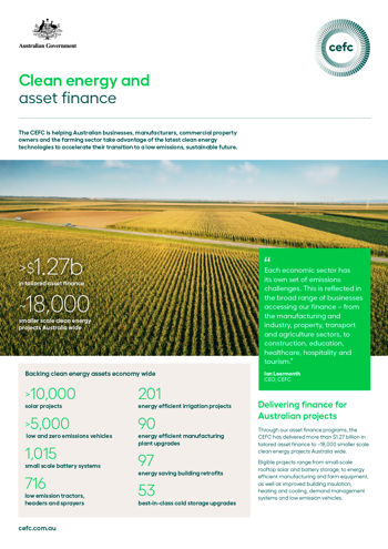 CEFC Investmentinsights Assetfinance May2021 WEB 1