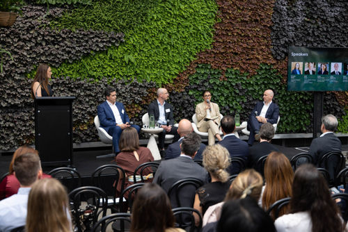 Speaker panel at the Natural Capital event